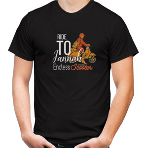 Kaos Kaos Ride to jannah scooter original dinclothe