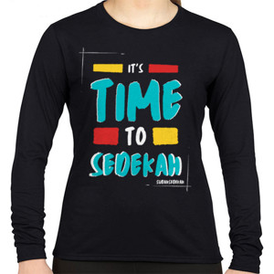 Kaos Waktunya Sedekah