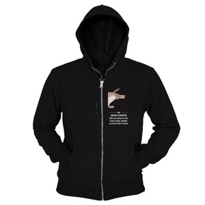 Hoodie Zipper Wearthememo T-Shirt Jangan Khawatir