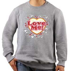 Jaket Sweater Love Me