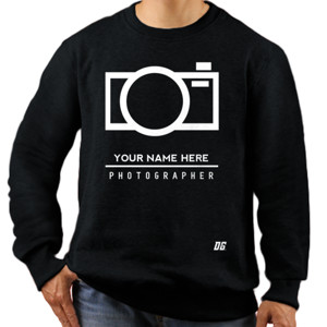 Jaket Sweater Photographer's Camera White Edition