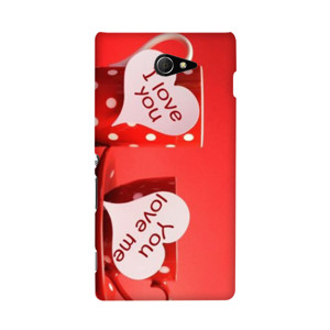 cups hearts inscriptions Casing HP