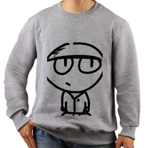 Jaket Sweater doodle Boy