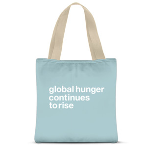 Tas Tote Fullprint global hunger