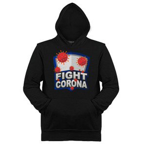 Jaket Hoodie Fight Corona