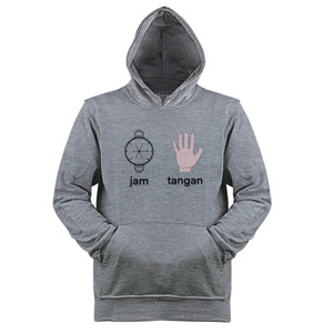 Jaket Hoodie Jam tangan