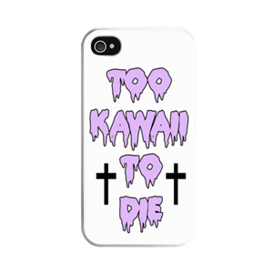 TOO KAWAII TO DIE - white Casing HP