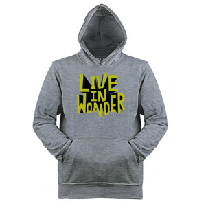 Jaket Hoodie Live In Wonder