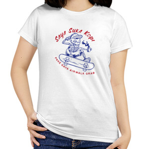 Kaos Saya Suka Kopi Pake Gaya Airwalk Grab