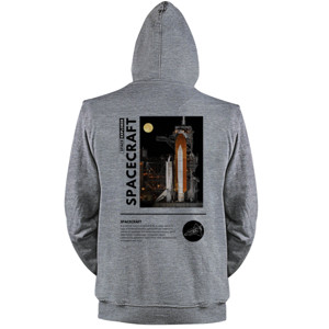 Jaket Hoodie Space Explorer Spacecraft