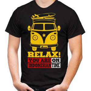 Kaos RELAX YOU ARE ON INDONESIA TIME 4