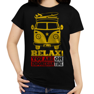 Kaos RELAX YOU ARE ON INDONESIA TIME 4