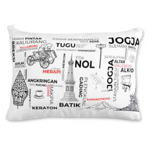Bantal Visit VISIT JOGJA