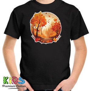 Kaos Autumn Anak Hutan Musim Gugur