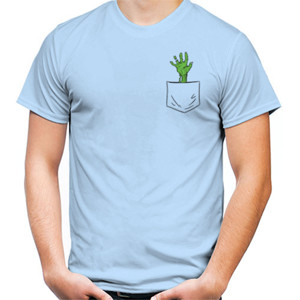 Kaos Kantong Tangan Zombie