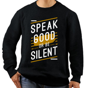 Jaket Sweater AS09 Speak Good or be Silent