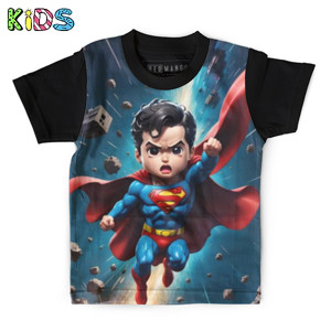 Kaos Anak Full-Print kid superman