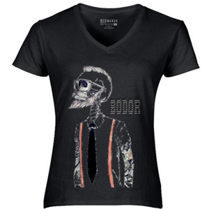 Kaos Pria TWO tone - RED mango