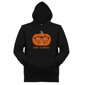 Jaket Hoodie Eye Glasses Nerd Pumpkin Halloween
