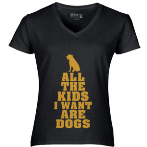 Kaos All The Kids I Want Are Dogs (funny nerd geek)