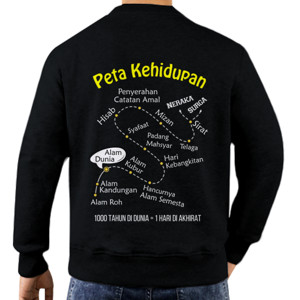 Jaket Sweater Baju Kaos Peta Kehidupan