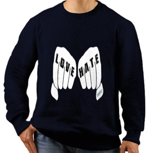 Jaket Sweater Kaos Love Hate