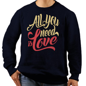 Jaket Sweater ALL YOU NEED IS LOVE 3