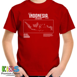 Kaos Kaos Indonesia - Peta Indonesia (CLINA18)