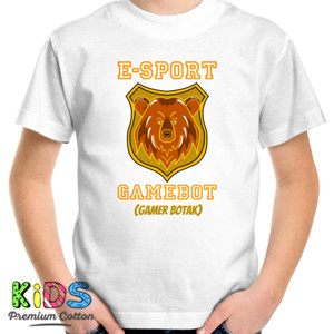 Kaos E-sport GAMEBOT(gamer botak)