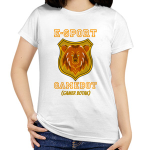 Kaos E-sport GAMEBOT(gamer botak)