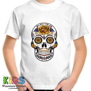 Kaos Kaos Bunga Tengkorak