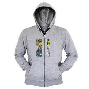Hoodie Zipper i survived covid 19