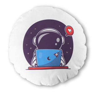 Bantal Bulat Astronaut