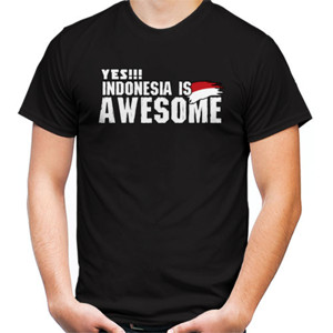 Kaos Kaos Indonesia - Indonesia is Awesome (CLINA04)