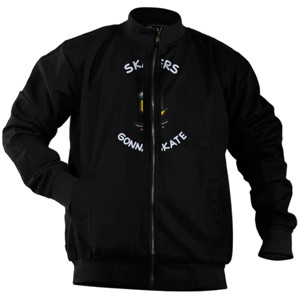 Jaket Bomber Skaters Gonna Skate Black