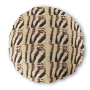 Bantal Bulat Tiger Skin