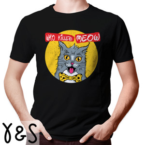 Kaos Funny Who Killed Meow