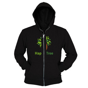 Hoodie Zipper Happy Tree
