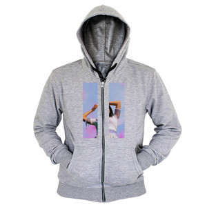 Hoodie Zipper Rainbow blood