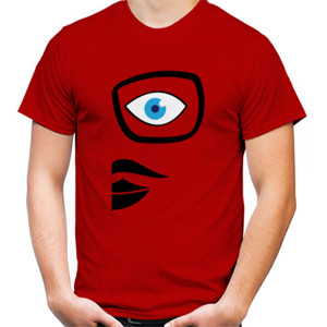 Kaos couple kacamata pria