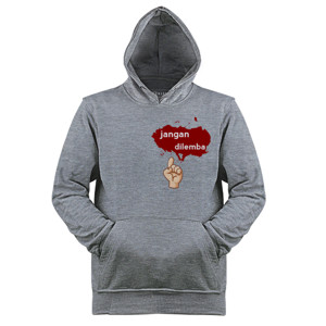 Jaket Hoodie JANGAN DILEMBA