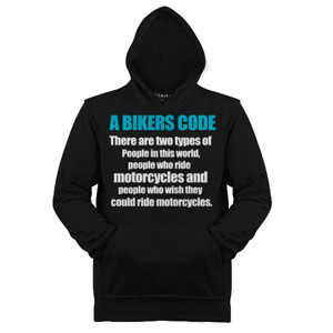 Jaket Hoodie "Biker Kode" Jadi Biker itu Istimewa