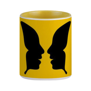Mug Siluet Buterfly