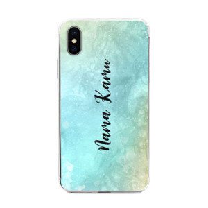 Green-Blue Watercolor Abstract Casing HP