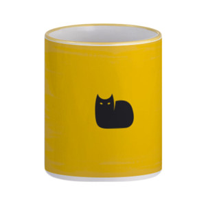Mug black cat