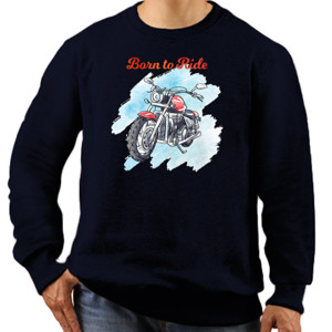 Jaket Sweater Born To Ride EDITABLE