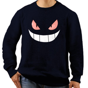 Jaket Sweater Kaos Gengar Senyum