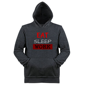 Jaket Hoodie eat sleep work