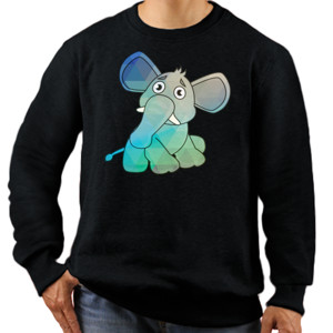 Jaket Sweater Cute Elephant - Kaos Gajah Keren