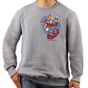 Jaket Sweater kaos i eat burger